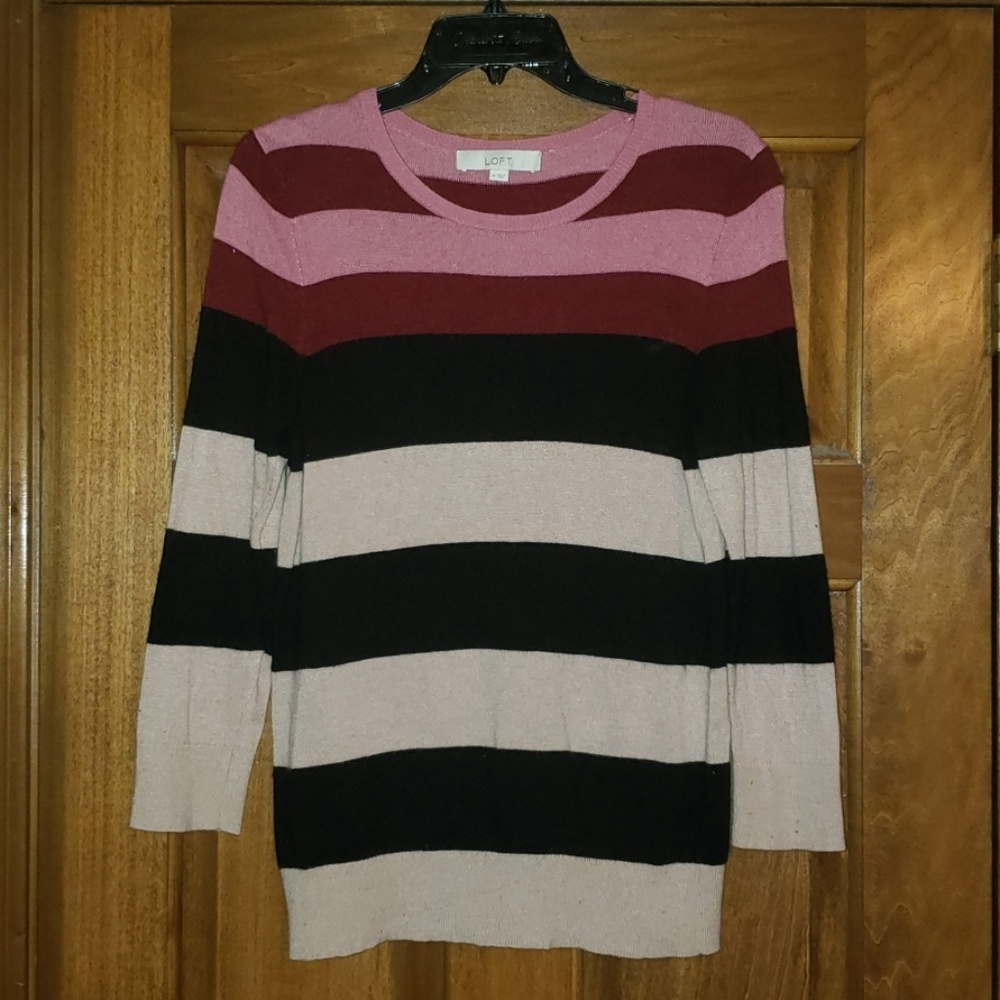 Loft Striped Sweater Size M